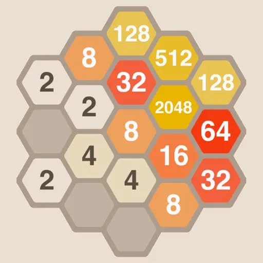 2048 Hexa online game thumbnail