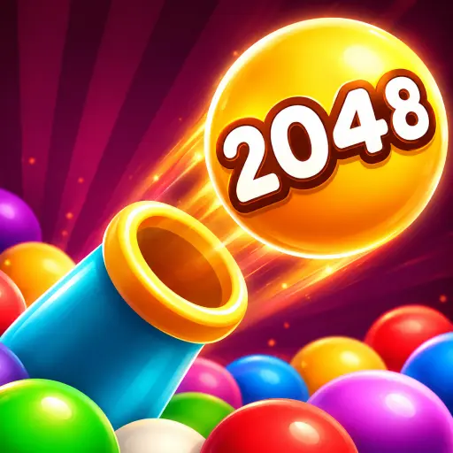 Ball Shooter 2048 online game thumbnail