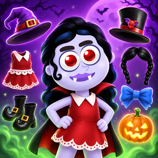 Halloween Dress Up online game thumbnail
